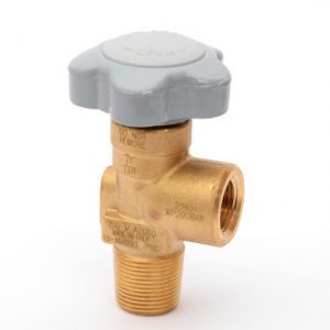 simple brass gas cylinder valve