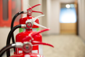 Specific fire extinguisher types are designed to tackle different types of fires.